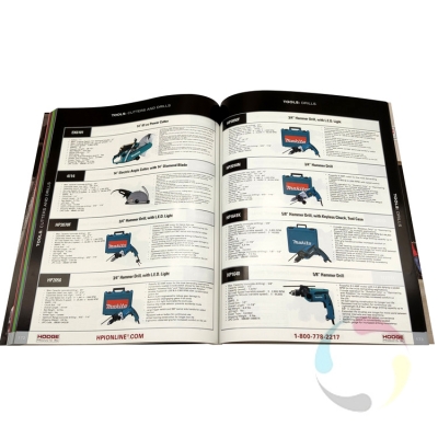 Professional book print high quality custom design picture photo catalog book print