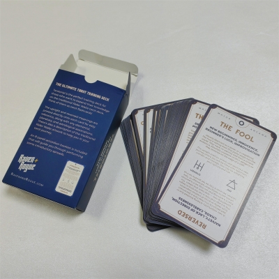 Quality Material Top Quality Customized Design/Shape/Size Thick Paper Game Box/Card Printing