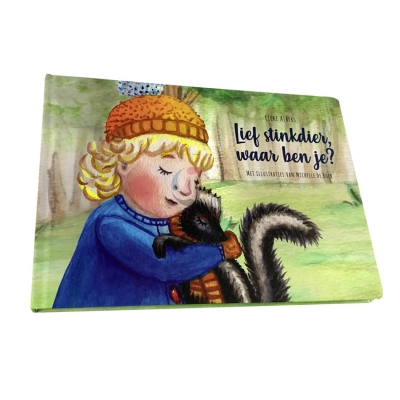 Bulk children picture carton best quality die cutting hardcover cardboard book printing