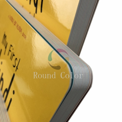 Custom design high quality paper die-cutting book professional china printing service child kid colorful board book