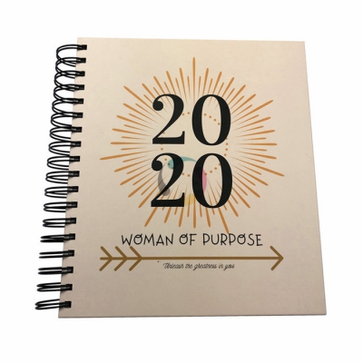 Custom Printing 2023 Hardcover A5 Spiral Paper Note Book Diary Journal Agenda Hardcover Book Printing