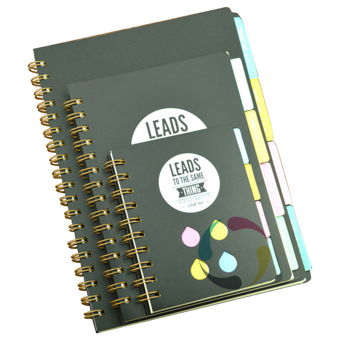 high quality spiral binding book printing